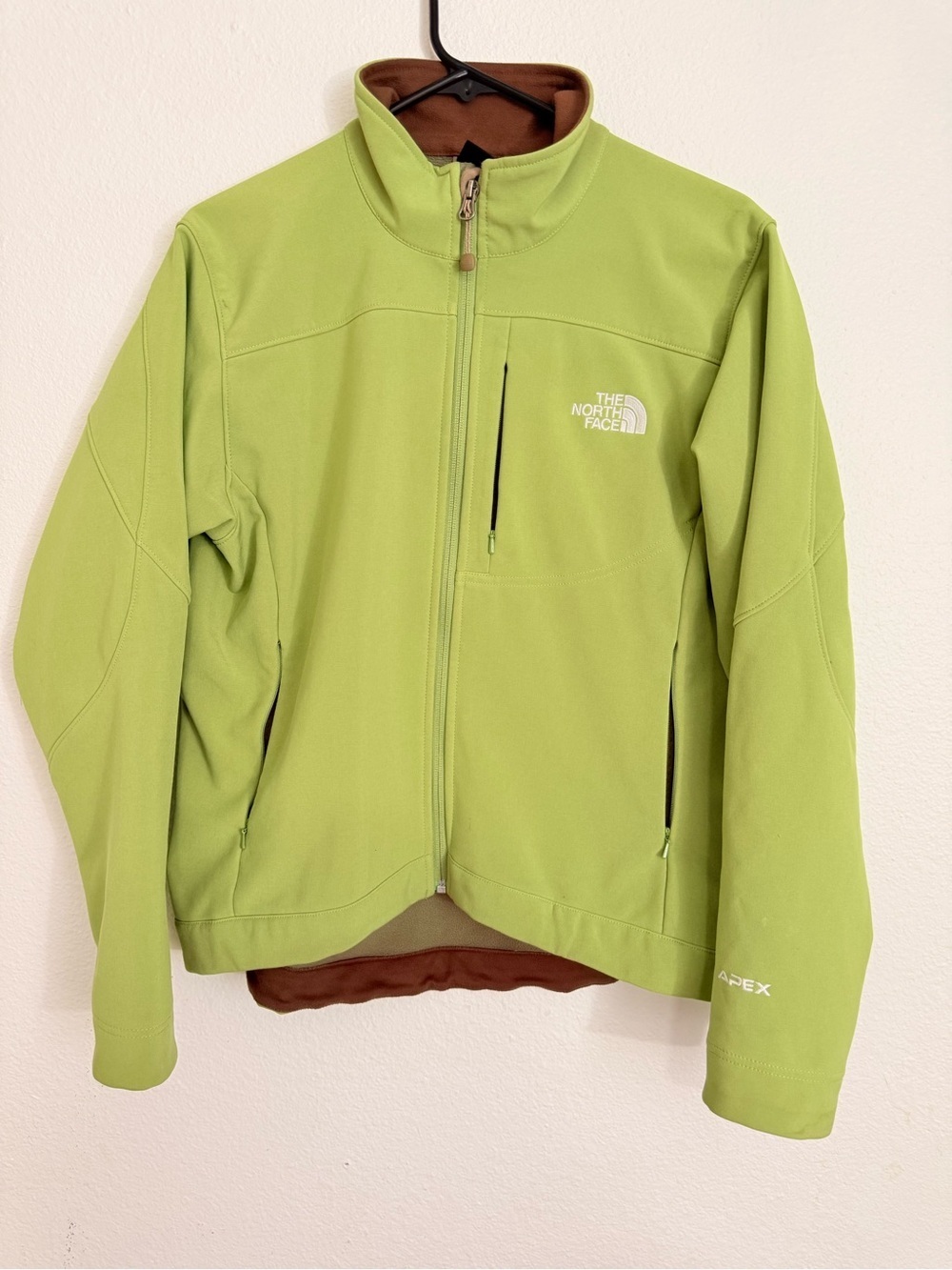 The North Face women’ size M Apex vionic 2 lime  Green Softshell Jacket - Picture 2 of 7